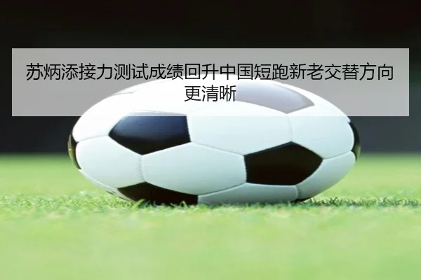 苏炳添接力测试成绩回升中国短跑新老交替方向更清晰